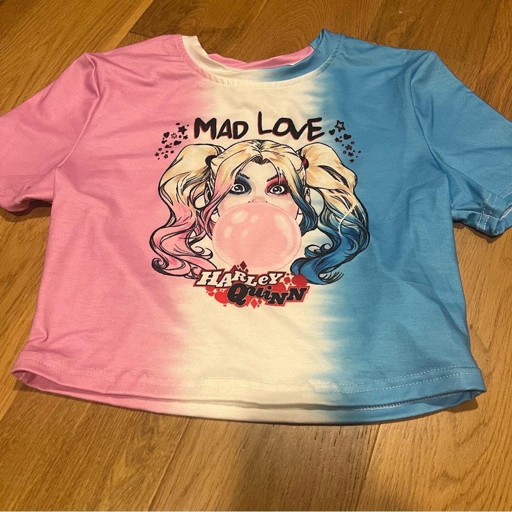 Mad Love Harley Quinn crop top LAST CHANCE!